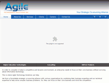 Tablet Screenshot of agile-inc.com